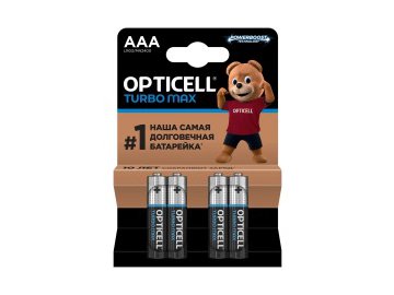 Батарейки opticell turbo max aaa 4шт Электросила
