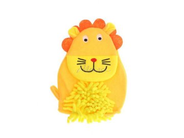 Мочалка для тела детская KAKADU Лев, арт.SLDM-004-02