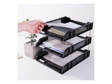 Лоток для бумаг DELI 9217BLACK