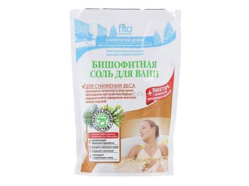 Соль для ванны САНАТОРИЙ ДОМА Бишофитная для снижения веса, 530 г