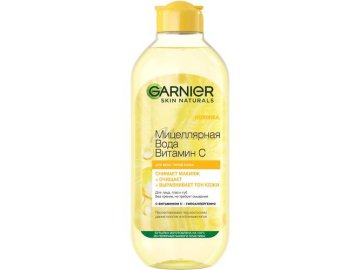 Акции Милы Зельва Милая цена - Мицеллярная вода для лица, глаз, губ GARNIER Skin Naturals Витамин С, 400 мл