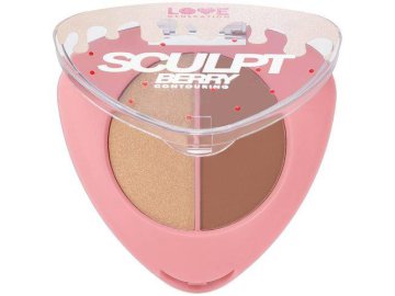 Палетка для контуринга лица LOVE GENERATION Sculpt Berry, тон 01
