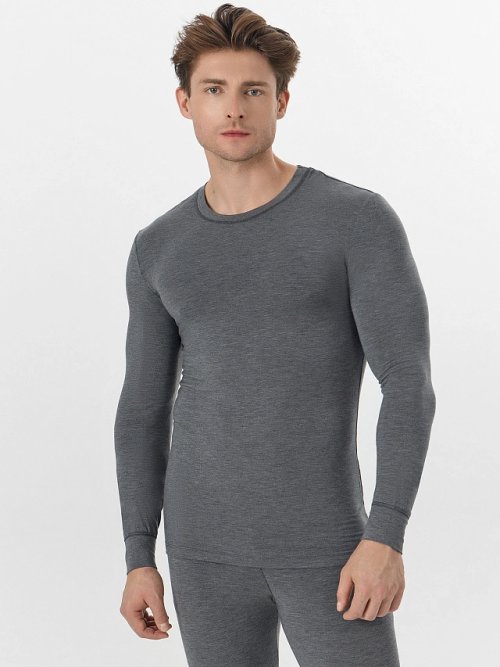 Комплект "термо" (лонгслив и брюки) в графитовом цвете, фото 8 из 32