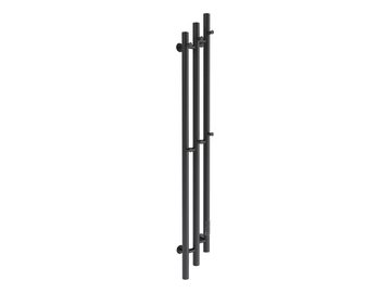 Полотенцесушитель электрический Маргроид Ferrum Inaro 3 Cascade СНШ 150x6 (черный матовый, таймер справа)