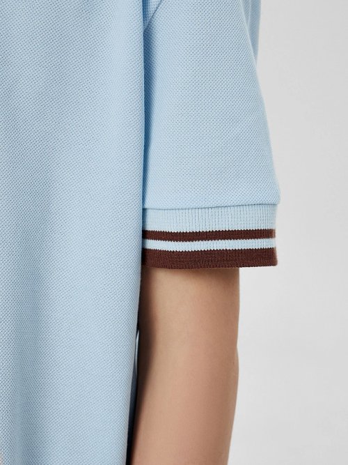 Поло для мальчиков голубое, фото 5 из 6