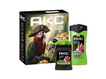 Подарочный набор АКС Эпик Фреш Дезодорант-карандаш, 50 мл + Гель для душа и шампунь 3 в 1, 250 мл Мила