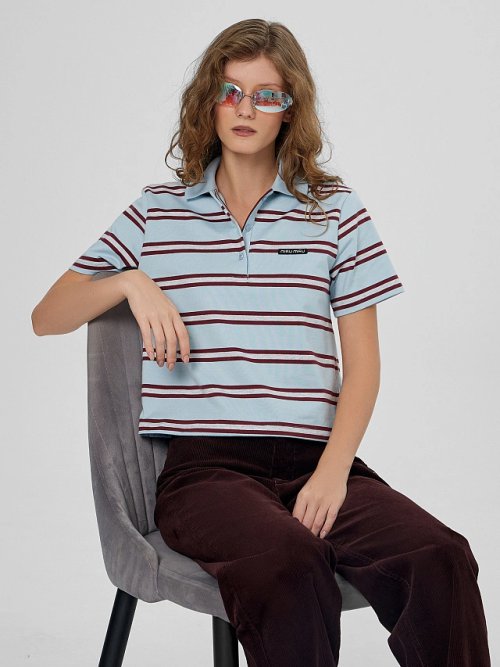 Поло женское в полоску, фото 6 из 6