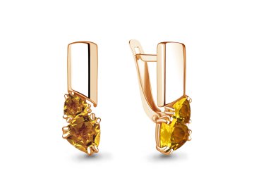 Серьги с английским замком Aquamarine, серебро 925 проба