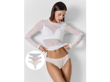 Трусы женские из сетки в наборе, 3 шт
