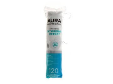 Диски ватные AURA Professional, 120 шт