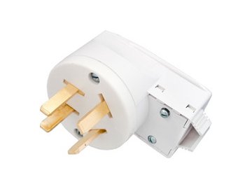 Вилка силовая BYLECTRICA В32-003 Белая