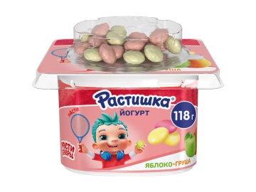 Йогурт"РАСТИШКА"(ябл,груша,печен,3%)118г в Жодино Евроопт