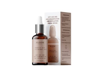 Акции Милы Могилев Только в сети «Мила» - Сыворотка для лица BLOOM COSMETICS с лактобионовой и миндальной кислотами, 30 мл