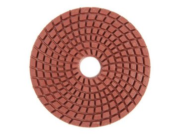 Круг алмазный гибкий шлифовальный d100r Р400 (вод.охл) Bohrer