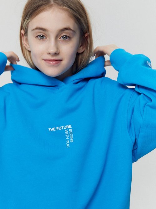 Анорак для девочек в голубом цвете с печатью, фото 12 из 17