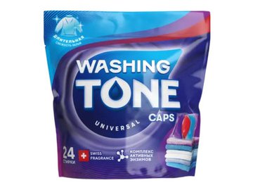Капсулы для стирки WASHING TONE Universal 24 шт. 9441010980