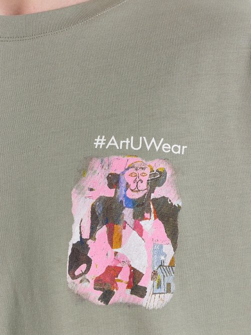 Футболка мужская серая с принтом из коллекции "#artuwear", фото 4 из 6