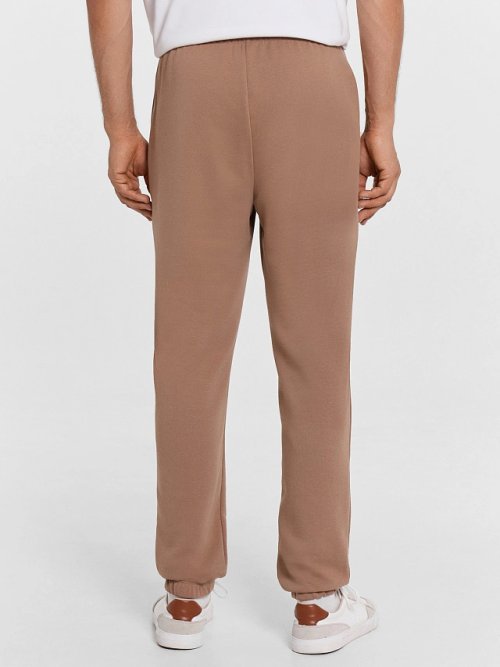 Брюки-джоггеры мужские в бежевом цвете, фото 4 из 5