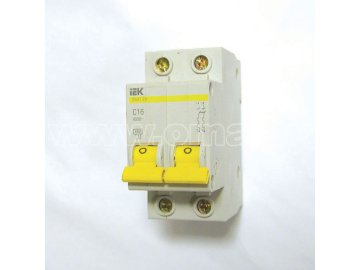 Выключатель автоматический IEK ВА47-29 2P C 16А 4,5кА