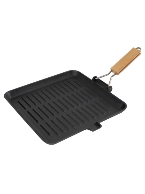 Противень-гриль чугунный с ручкой Grill, фото 6 из 30