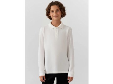 Поло для мальчиков белое Марк Формель