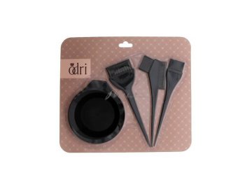 Набор для окрашивания волос - емкость и 3 кисточки, арт.801-1