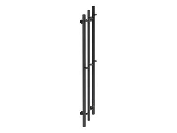 Полотенцесушитель Маргроид Ferrum Inaro 3 Cascade СНШ 120х6х12 (черный матовый, скрытого монтажа, таймер справа)