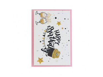 Открытка Happy Birthday, арт. SLWOIU-49