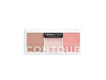 Палетка для макияжа лица RELOVE REVOLUTION Contour Trio Contour Бронзер, хайлайтер и румяна, тон Sugar