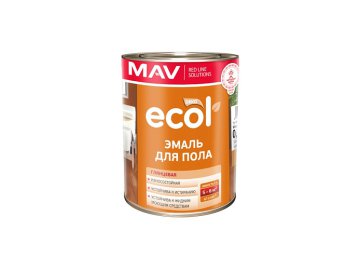 Эмаль ПФ-266 светло-коричневая ECOL для пола 1л (0,9кг)