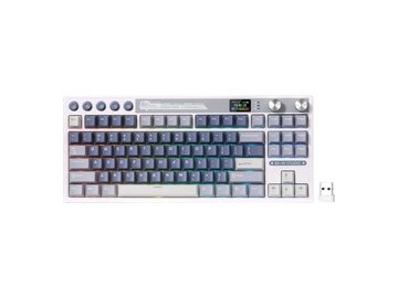 Клавиатура Royal Kludge M87 Ocean Blue Chartreuse switch