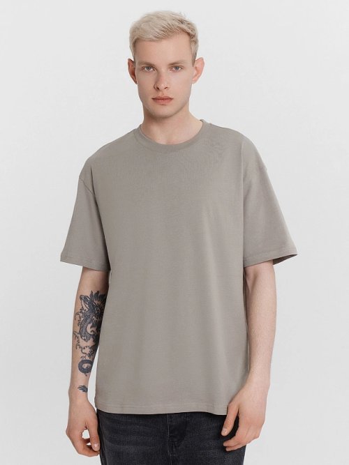 Футболка мужская бежевая, фото 1 из 5