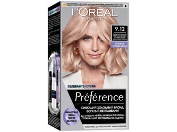 Мила акции Давид-Городок - Краска для волос L'OREAL Recital Preference, тон 9.12, 174 мл