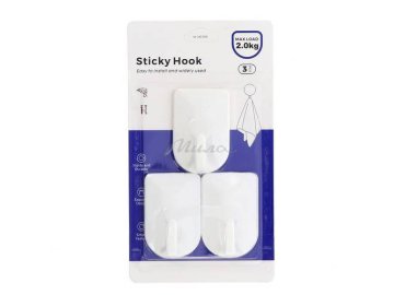 Набор крючков самоклеящихся, 3 шт, арт. SLWMT-004 Мила