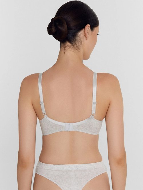 Бюстгальтер женский макси в сером цвете, фото 5 из 18