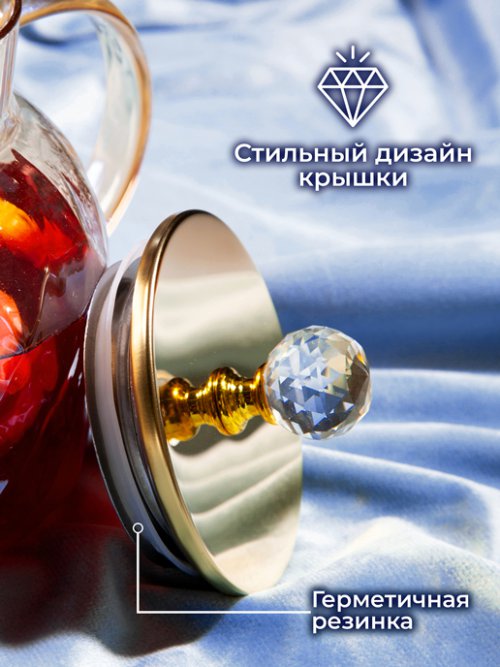 Чайник заварочный Crystal Metal 0,9L, фото 3 из 72