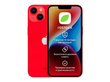 Смартфон Apple iPhone 14 128Gb SIM+eSIM восстановленный Rostock Грейд B (красный) на акции в магазинах 5 элемент