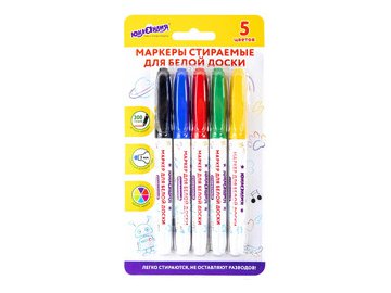 Маркеры стираемые для белой доски ЮНЛАНДИЯ COLORWAY 152099