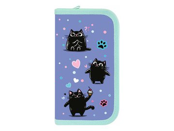 Пенал ПИФАГОР Funny cats 273481