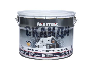 Антисептик для дерева Акватекс СКАНДИ фьорд 9л New