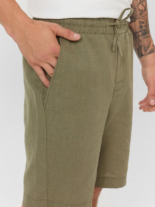 Шорты мужские оливковые, фото 4 из 6