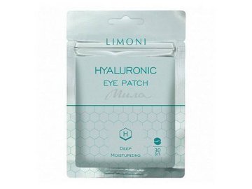 Патчи для век LIMONI Hyaluronic Eye Patch увлажняющие с гиалуроновой кислотой, 30 шт