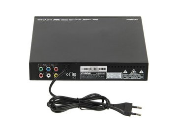 Плеер DVD Hyundai H-DVD100 черный ПДУ