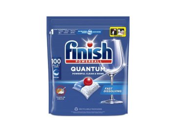 Таблетки для посудомоечной машины finish quantum all in one 100шт Электросила
