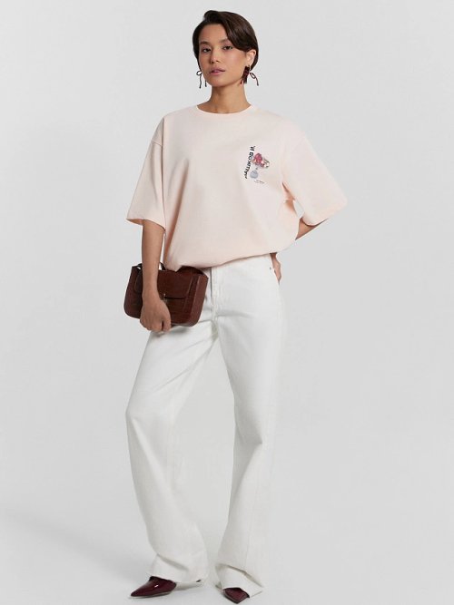 Футболка женская розовая с принтом "Натюрморт, И. Машков", фото 8 из 8