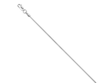 Цепь с плетением "Снейк" 7 Карат, белое золото 585 проба