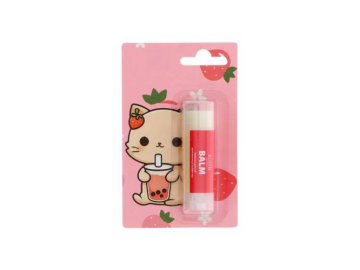 Акции Милы Лельчицы Только в сети «Мила» - Бальзам для губ BLOOM Cosmetics Bubble Tea Земляничный, 4.9 г