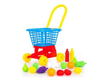 Тележка для игр Полесье  "Supermarket" №1 + набор продуктов