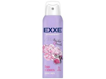 Дезодорант женский EXXE Powder touch Пудра и нежность, 150 мл