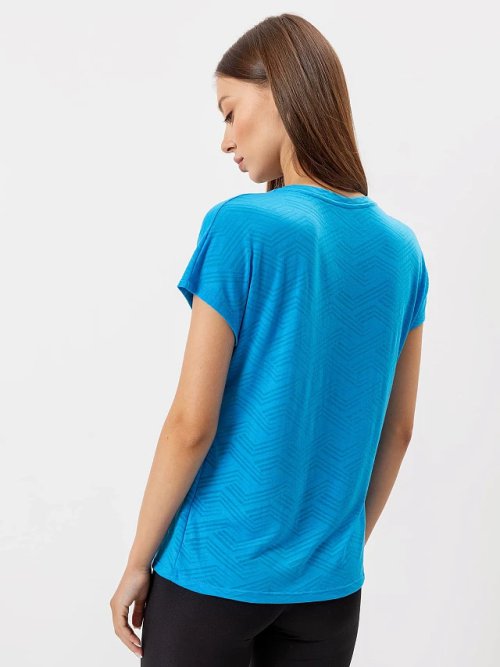 Футболка женская в синем оттенке, фото 3 из 4